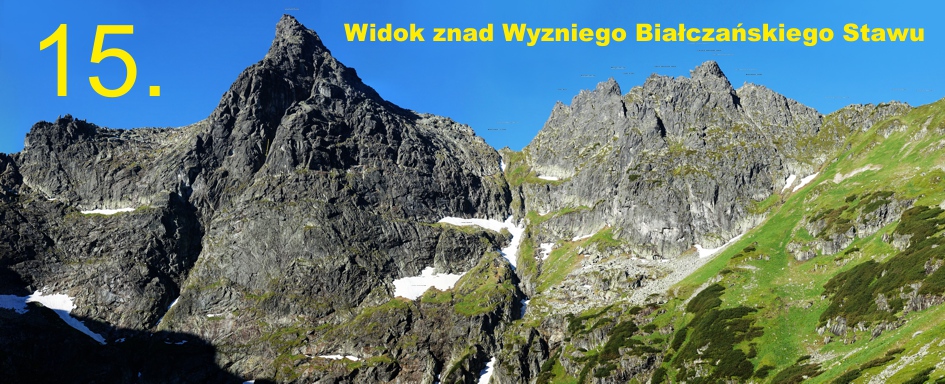 Widok na Żabią Grań z Doliny Żabiej Białczańskiej 